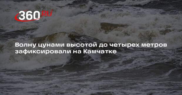 Волну цунами высотой до четырех метров зафиксировали на Камчатке