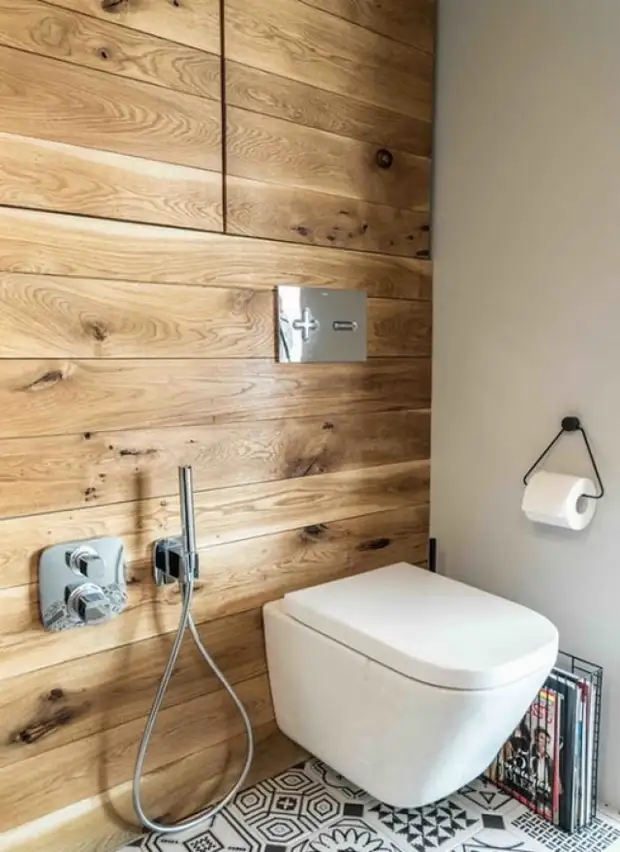 Оптическая иллюзия: расширяем пространство маленького санузла