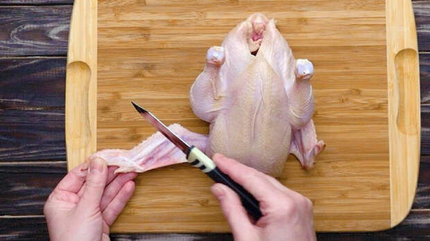 как разделать курицу