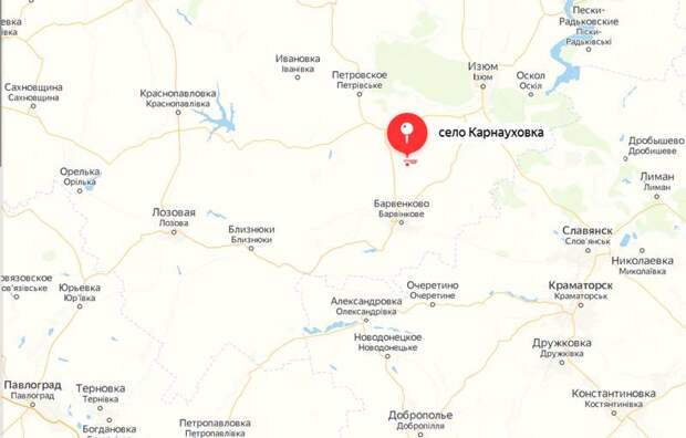 ГШ ВСУ заявил о возобновлении наступления российских войск на Барвенково в Харьковской области