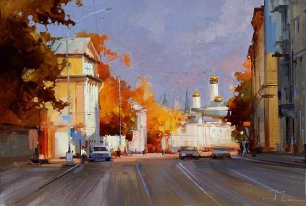 «К Пречистенским Воротам». Автор: Шалаев Алексей.