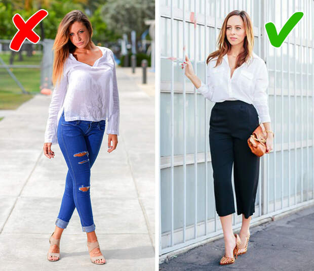 10 ошибок в сочетании одежды, которые мешают вам выглядеть стильно