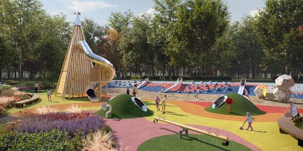 Благоустройство парка в Керамическом проезде в Москве завершат в этом году