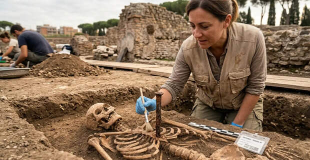 Железная печать для мертвеца: зачем древние римляне забивали гвозди в покойных