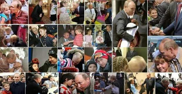 Путин целует детей: самый известный из них — с "пузиком" - заканчивает вуз