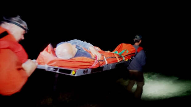 Мужчина едва не замерз в Крымских горах