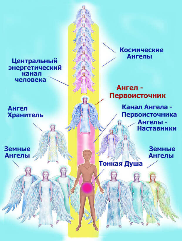 Энергоканалы человека схема