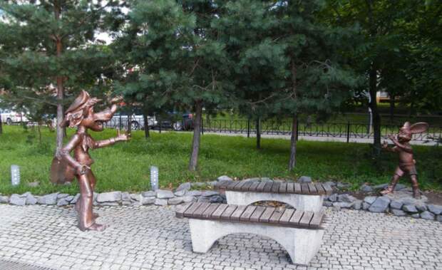 Памятники мультипликационным персонажам и героям сказок Памятники мультипликационным персонажам и героям сказок мультипликационные персонажи, памятники
