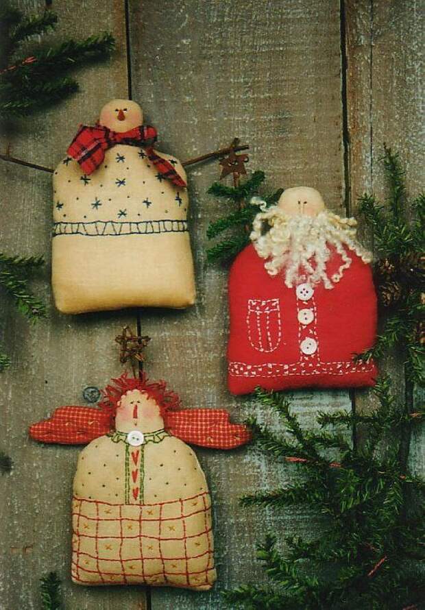 Primitive Quilting Doll Ornament Patterns  by PrimitiveQuilting, $8.00