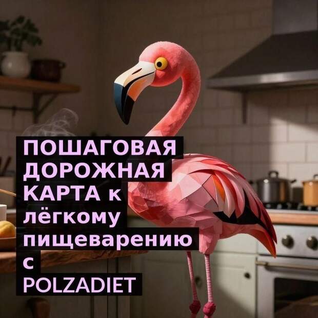 **ПОШАГОВАЯ ДОРОЖНАЯ КАРТА к лёгкому пищеварению с POLZADIET!**      Узнай, как...
