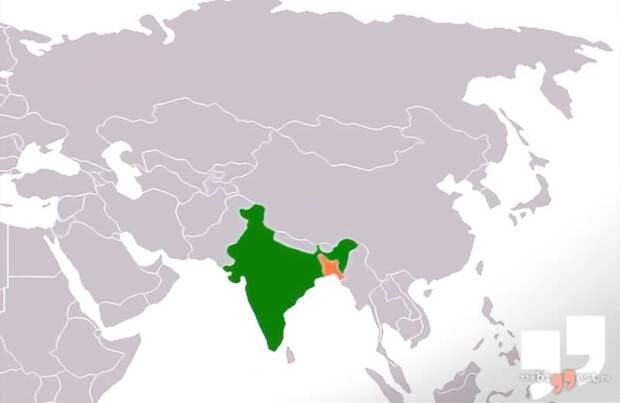 Индия и Бангладеш cc0