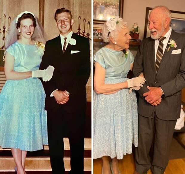 15. "Те же свадебные наряды - через 60 лет" 15. "Те же свадебные наряды - через 60 лет"