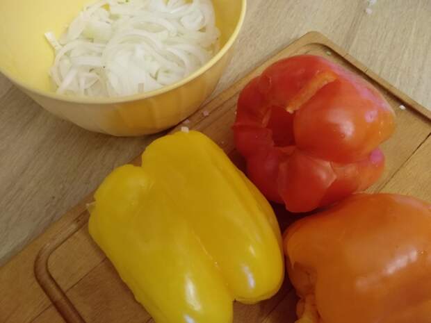 Фахита с креветками Быстро, Легко, Вкусно, Лепешки, Мексиканская кухня, Сладкий перец, Креветки, Длиннопост, Рецепт