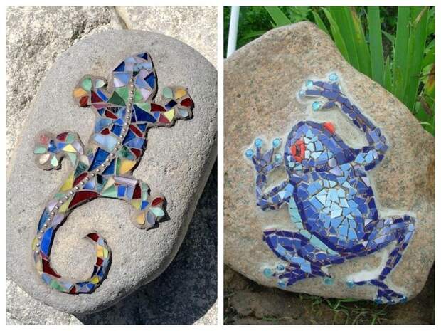 Мозаика в саду: интересный декор своими руками