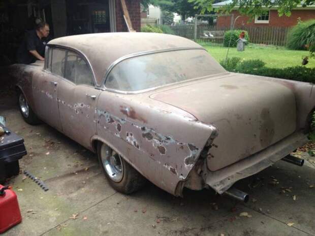 Автомобиль сорок лет простоял в гараже. | Фото: facebook.com.
