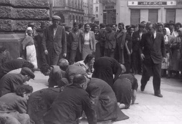 30 шокирующих фотографий львовских погромов 1941 года