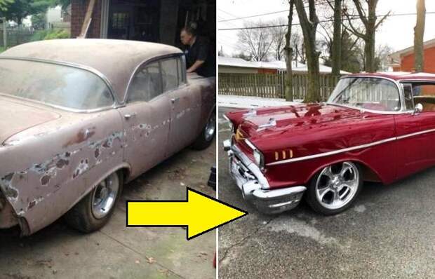 Старый автомобиль получил вторую жизнь.