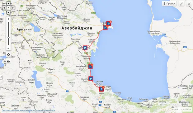 Въехать в азербайджан. Карта Каспийского побережья Баку. Сколько часов в Азербайджане сейчас.