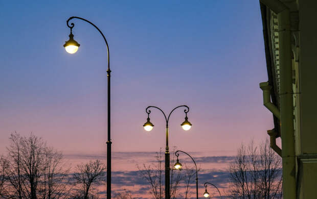 На улице Мартынова в Кронштадте заменили освещение