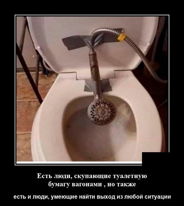 Демотиватор про смекалку