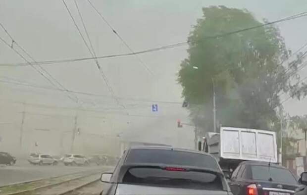 Отмыть город не получилось: в Новосибирске заметили традиционный пыльный ураган