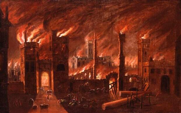 4. Великий лондонский пожар город, интересное, история, люди, мир, разрушение, событие, фото