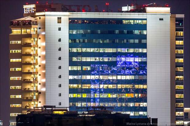 Вечерняя Москва сверху с ХХС MskCCSroof09 Вечерняя Москва сверху с ХХС
