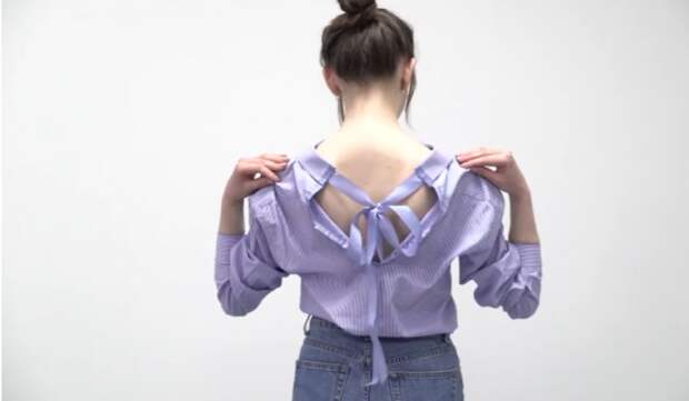 Блузка из рубашки(diy)