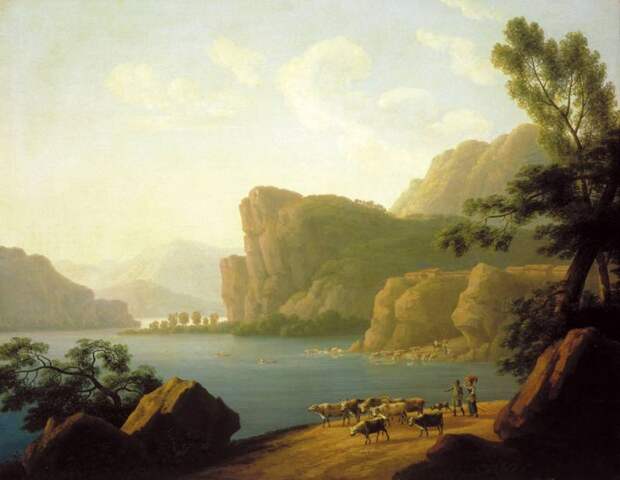 Мартынов - Вид реки Селенги в Сибири. 1817