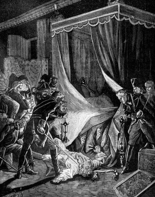 Убийство Павла I, французская гравюра