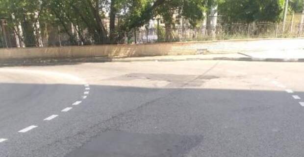 Асфальтовое покрытие восстановили в проезде под Дангауэровским мостом