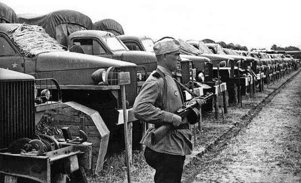 Многие авто пришли в рамках союзнической поддержки.