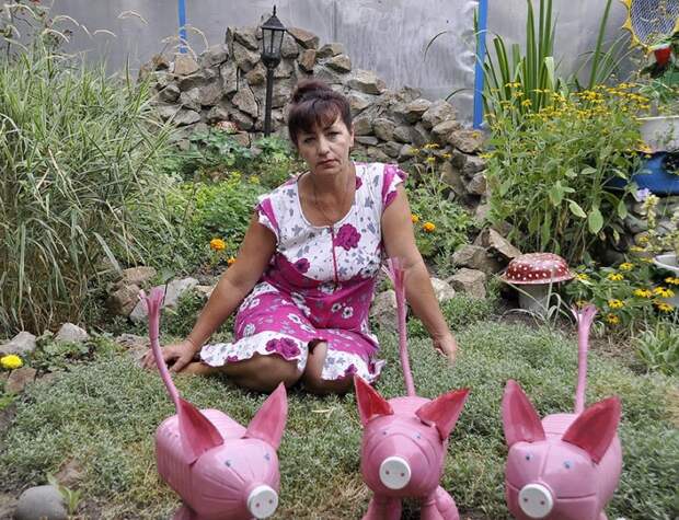 Интересные поделки для двора фото