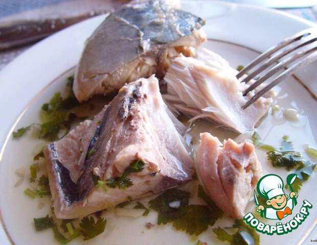 Рецепт: Рыба в соусе Киндзмари