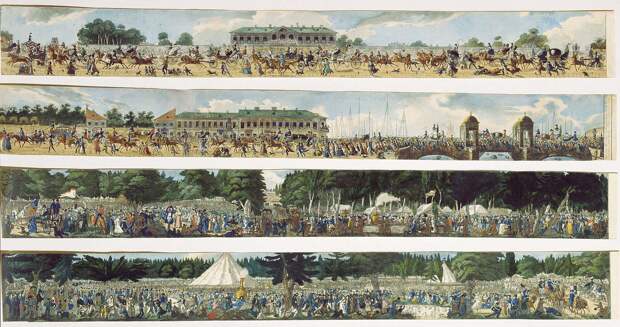 Карл Гампельн, «Екатерингофское гулянье», 1824–1825 годы