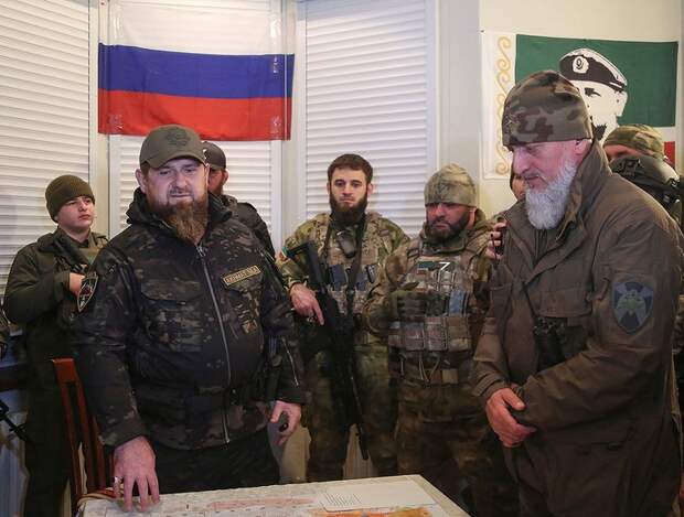 Рамзан Кадыров в Мариуполе. Настрой у главы Чеченской республики - самый боевой.