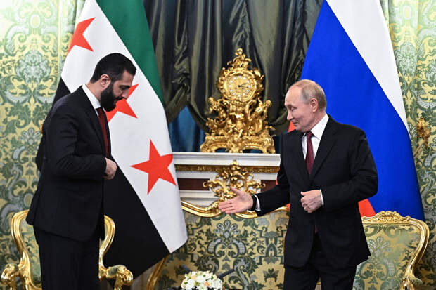 Кремль: Путин 28 января проведет переговоры с президентом Сирии аш-Шараа