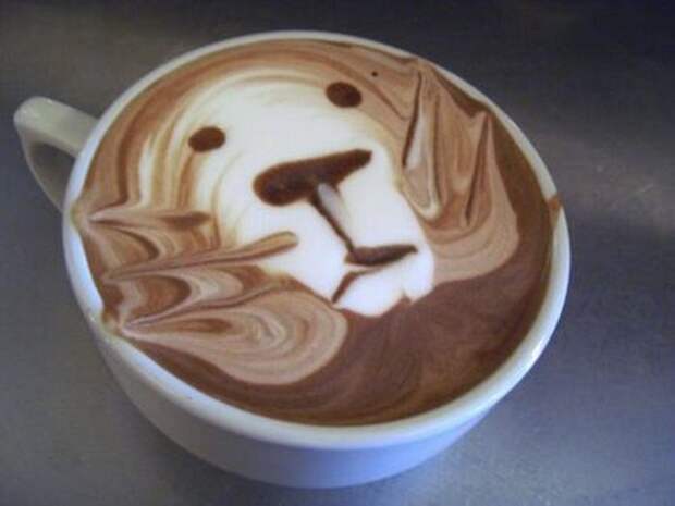 Рисунки на кофе