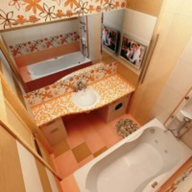 плитка для маленькой ванной комнаты дизайн фото 7