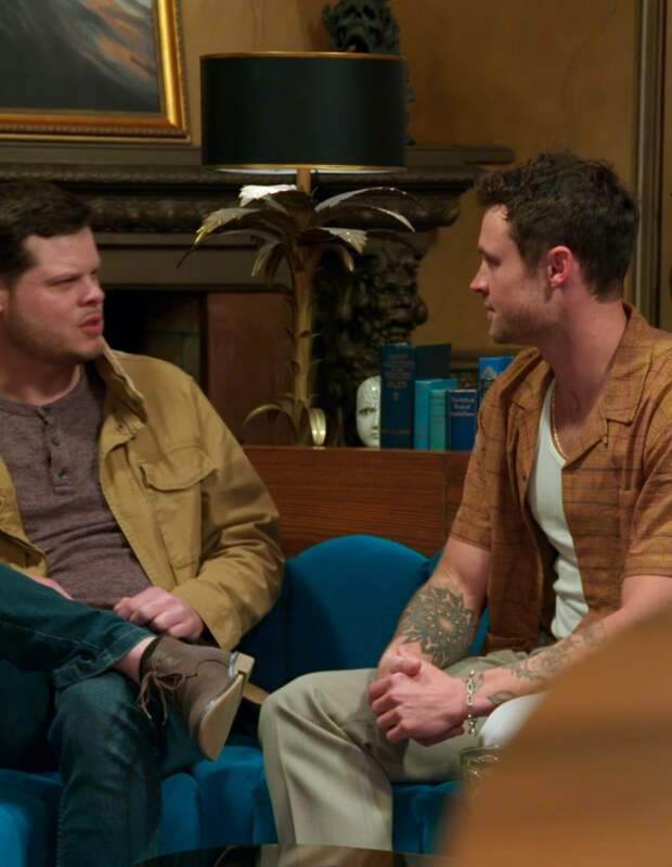 Derrick and Dylan on The Traitors.