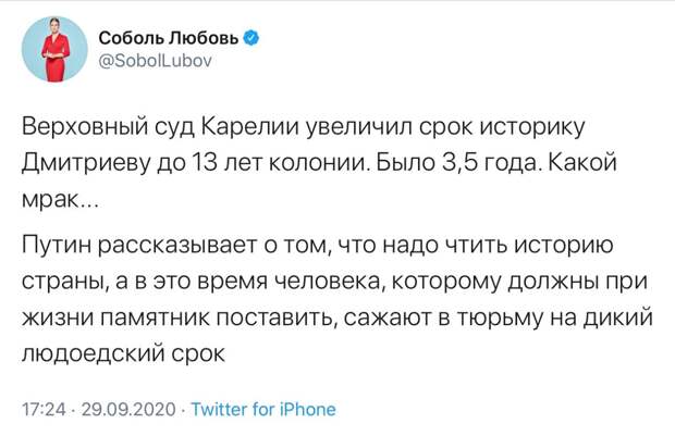 Либералы возмутились увеличением срока осужденному за педофилию Дмитриеву