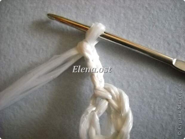 Гардероб Мастер-класс Вязание Вязание крючком Вязаная сумка из квадратов Материал бросовый Полиэтилен фото 17