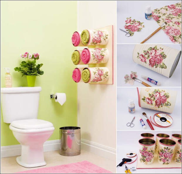 Make-a-Towel-Organizer-with-Tin-Cans1
