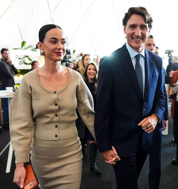 Кэти Перри и экс-премьер Канады Джастин Трюдо подтвердили отношения на саммите в Давосе