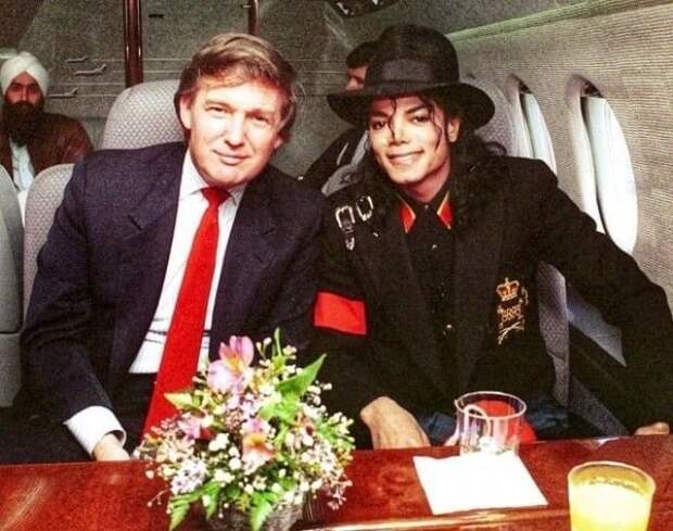 Майкл Джексон и Дональд Трамп на частном самолете, 1980 год история, факты, фото