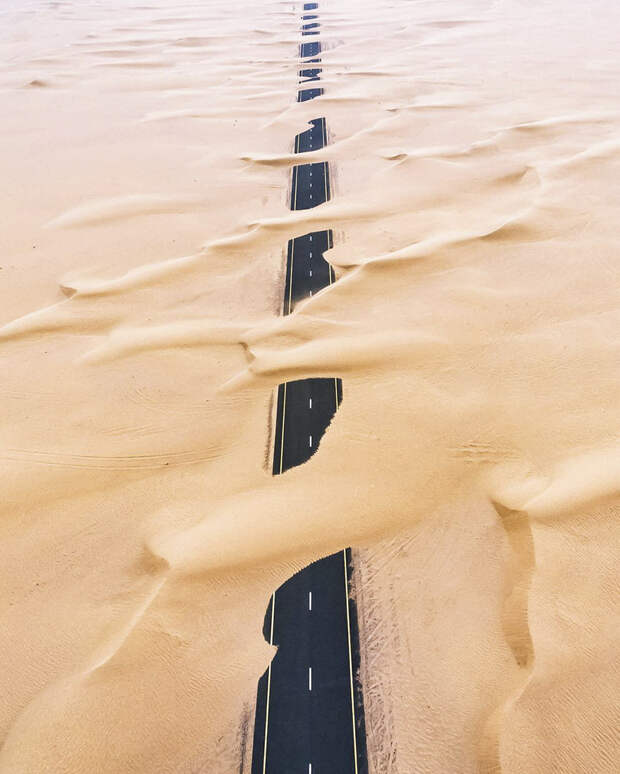Величие песков Дубая на фотографиях