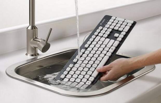 Моющаяся клавиатура Logitech Washable Keyboard K310.