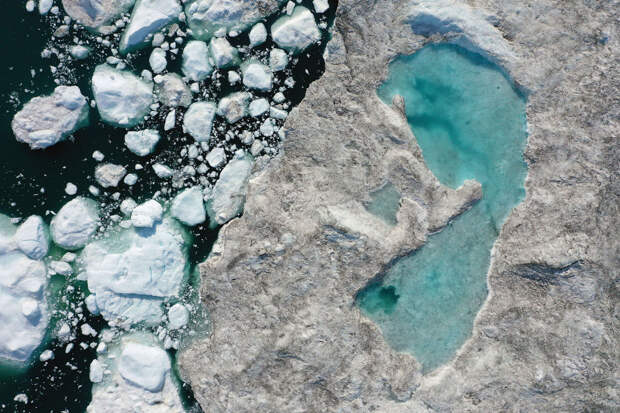 Таяние ледников и озеро