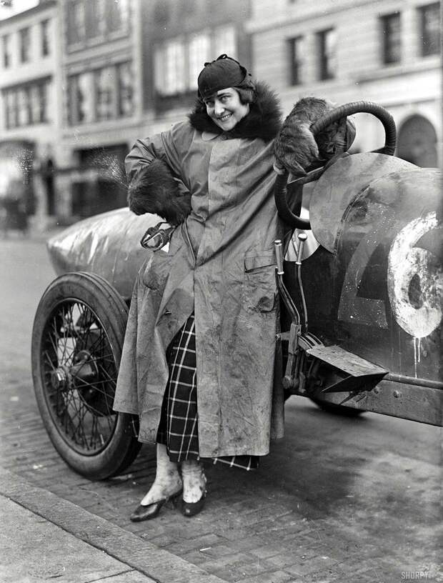 Автоледи начала XX-го века автоледи, женщина за рулем, ретро фотографии