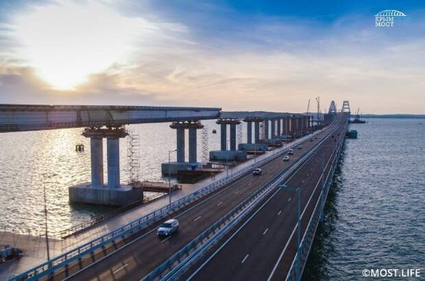 Крымский мост – самое длинное сооружение такого рода в Европе. Фото: most.life